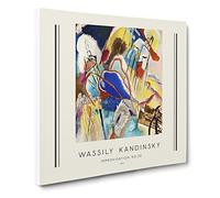Improvisation No.30 By Wassily Kandinsky Canvas Print | Gallery Wrapped 30mm Frame Wall Art | 14x14 inches | Ready to Hang | Classic Picture | Living Room Bedroom Lounge Office