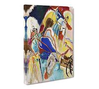 Improvisation No.30 By Wassily Kandinsky Canvas Print | Gallery Wrapped 30mm Frame Wall Art | 24x16 inches | Ready to Hang | Classic Picture | Living Room Bedroom Lounge Office