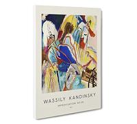 Improvisation No.30 Wassily Kandinsky Canvas Print | Gallery Wrapped 30mm Frame Wall Art | 30x20 inches | Ready to Hang | Contemporary Picture | Living Room Bedroom Lounge Office