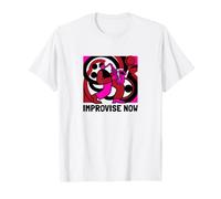 Improvise Now Jazz Saxophone Player Art T-Shirt