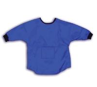 impsuk Children's Kids Toddler Painting Messy Childrens Kids Play PVC Apron Wipe Clean Overall PreSchool Waterproof Age 2-4 Years Baking, Cooking, Smock Red Blue (Blue)