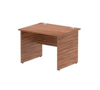Impulse 1000/800 Rectangle Panel End Leg Desk Walnut - MI001959