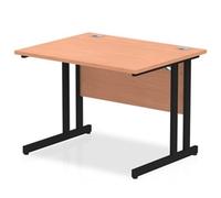 Impulse 1000x800 Beech Black Leg - 11462DY