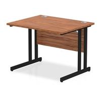 Impulse 1000x800 Walnut Black Leg