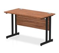 Impulse 1200x600 Walnut Black Leg