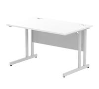Impulse Cantilever 1200 Rectangle Desk White - I000305