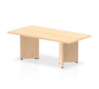 Impulse Bench 1200mm Coffee Table Maple Top Arrowhead Leg