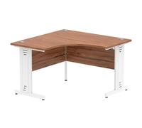 Impulse 1200 CRN Desk Walnut White CBL