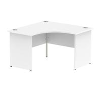 Impulse 1200 CRN Desk White End Leg