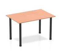 Impulse 1200 Table Beech Black Leg