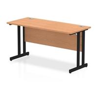 Impulse 1400x600 Oak Black Leg