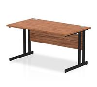 Impulse 1400x800 Walnut Black Leg