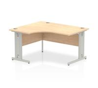 Impulse 1400 LH Desk Maple Silver CBL