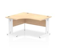 Impulse 1400 LH Desk Maple White CBL