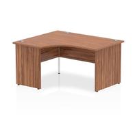 Impulse 1400 LH Desk Walnut End Leg