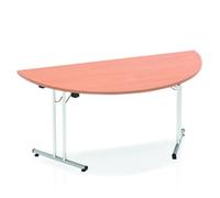 Impulse 1600 Folding Semicircle Table Beech - I000694
