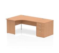 Impulse 1600 Left Hand Panel End Workstation 800 Pedestal - I000886