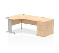 Impulse 1800mm Left Crescent Maple Silver 800