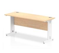 Impulse 1600x600 Maple White Cable Leg