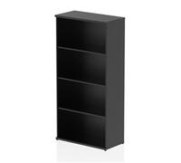Impulse 1600mm Bookcase Black