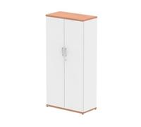 Impulse 1600mm Cupboard Beech and White