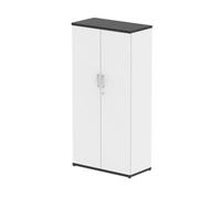 Impulse 1600mm Cupboard Black & White