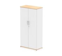 Impulse 1600mm Cupboard Maple and White