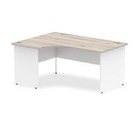 Impulse 1600mm Left Crescent Desk Panel End Leg