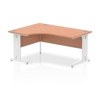 Impulse 1600 Right Crescent Oak White Cable Leg