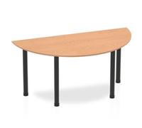 Impulse 1600 Semi Table Oak Black Leg