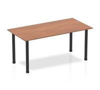 Impulse 1600 Table Walnut Black Leg