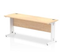 Impulse 1800x600 Maple White Cable Leg