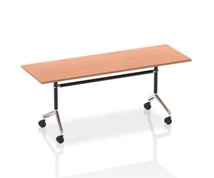 Impulse 1800mm Flip Top Rectangular Table Beech Top