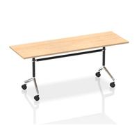 Impulse 1800mm Flip Top Rectangular Table - Maple