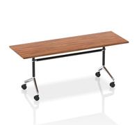 Impulse 1800mm Flip Top Rectangular Table Walnut Top