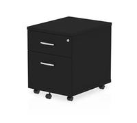 Impulse Steel Mobile Pedestal Black