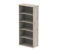 Impulse 2000mm Bookcase Grey Oak