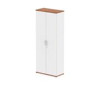 Impulse 2000mm Cupboard Walnut and White