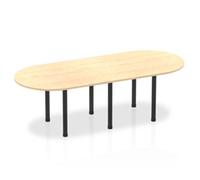 Impulse Boardroom Table With Post Leg