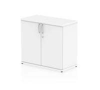 Impulse Bench 600mm Deep Desk High Cupboard White
