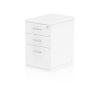 Dynamic Impulse 600 Desk High Pedestal 3 Drawer White