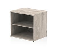 Impulse 600mm Deep Desk High Bookcase Grey Oak