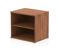 Impulse 600mm Deep Desk High Bookcase Walnut