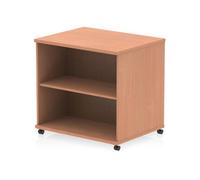 Impulse 600mm Deep Mobile Bookcase Beech