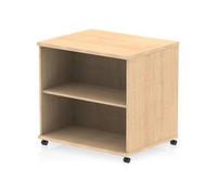 Impulse 600mm Deep Mobile Bookcase Maple