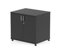 Impulse 600mm Deep Mobile Cupboard Black