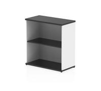 Impulse 800mm Bookcase Black & White