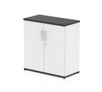 Impulse 800mm Cupboard Black and White