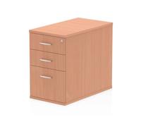 Impulse 800 Desk High Pedestal 3 Drawer Beech - I000071