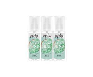 Impulse Balanced Mind 'body Mist' 3X150Ml Fruity, Jasmine, Vanilla In Clear Clear